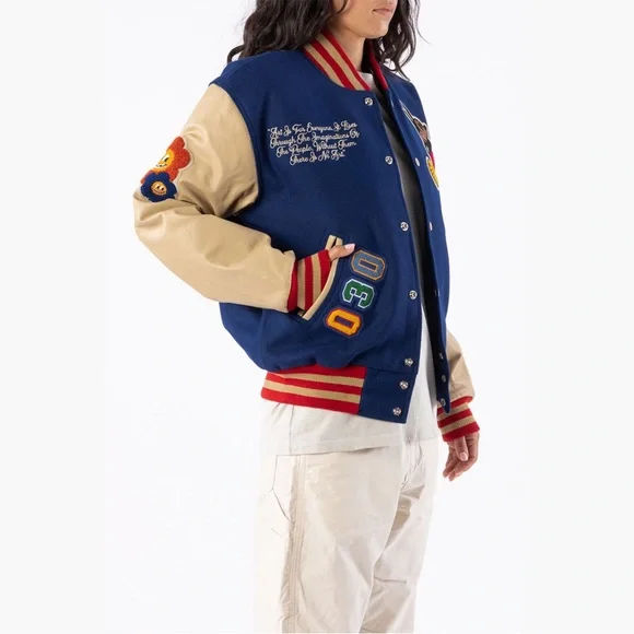 Stadium Goods Rello Varsity Jacket - Blue - small